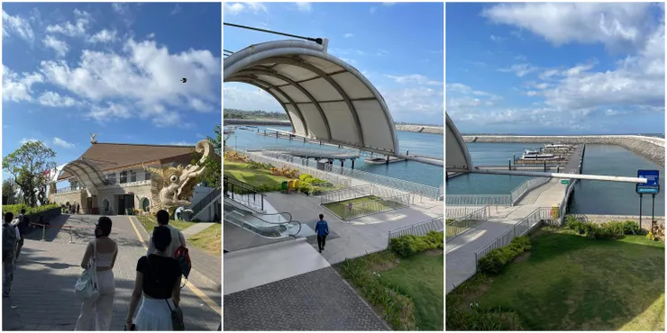 Mei Yi Liao提供：沙努爾的登船處，沙努港口設施很完善，上下樓都有手扶梯