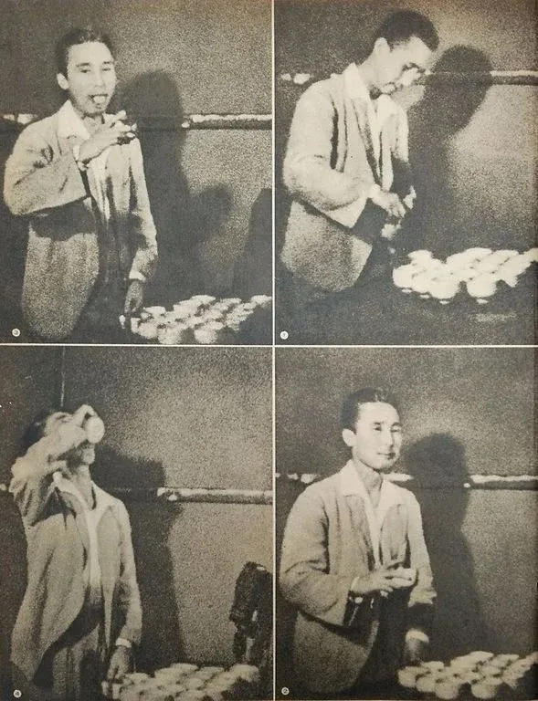 平澤貞通下毒演示