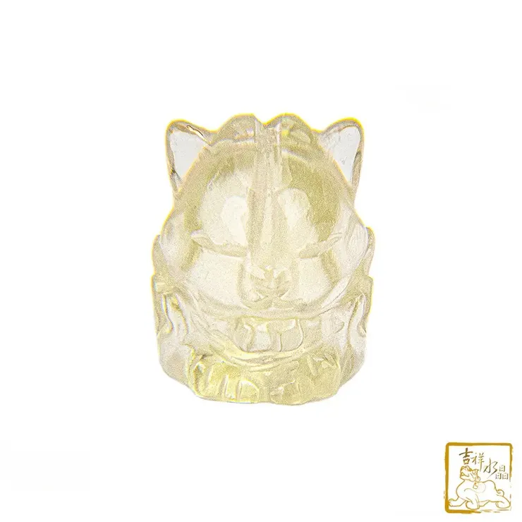 利比亞黃金隕石九尾狐仙 14mm 直孔珠/可串於手珠
