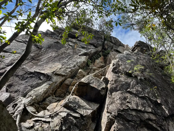 鳶嘴山下坡路段