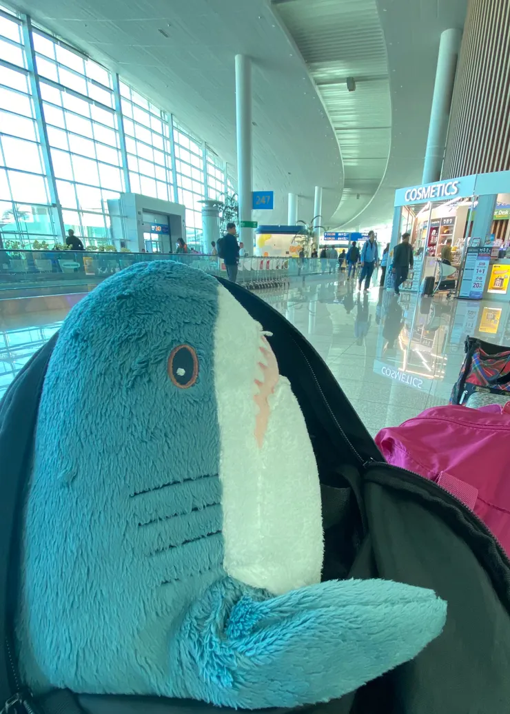 拍攝於2023年10月17日，韓國  仁川機場