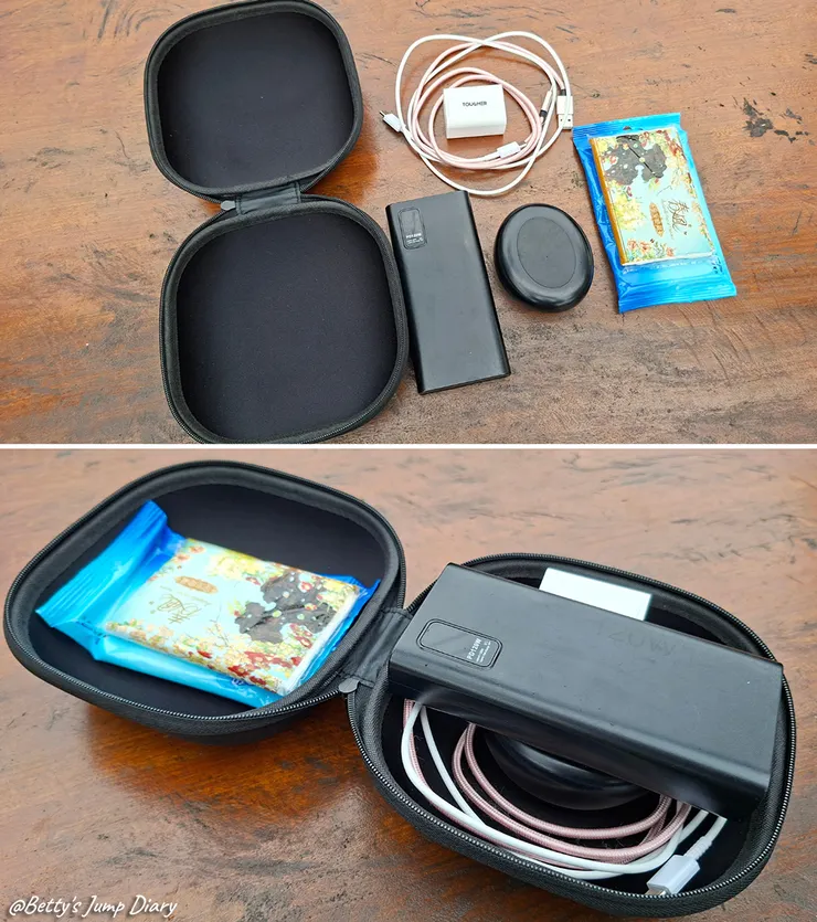 ▲【Travel Blue 藍旅】寧靜頸枕同色套組-黑色/圖片來源：Betty's Jump Diary