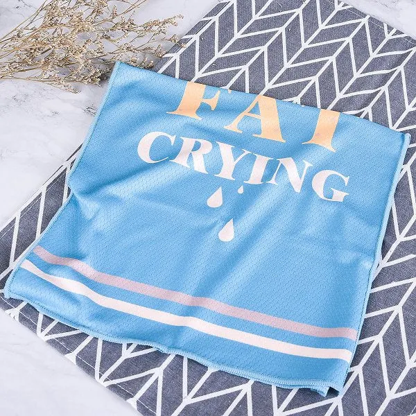 涼感毛巾-25x50cm小涼巾-單面彩色印刷