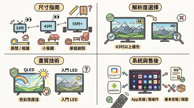 智慧電視怎麼選？先看懂這 5 個坑