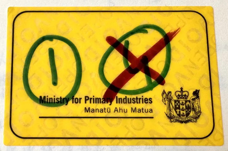 貼在護照上的海關審核號碼