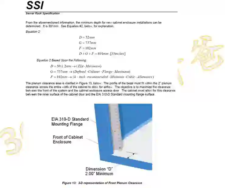 Rack mount standards SSI