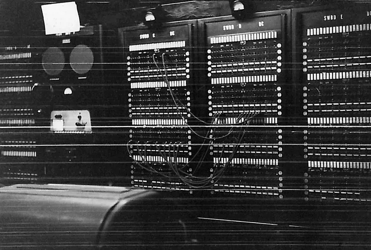 1950年代美軍通訊設備，非本營區內設施（圖片來源：Taipei Air Station）