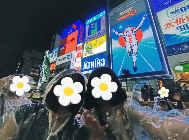 #在船上和固力果跑跑人合照