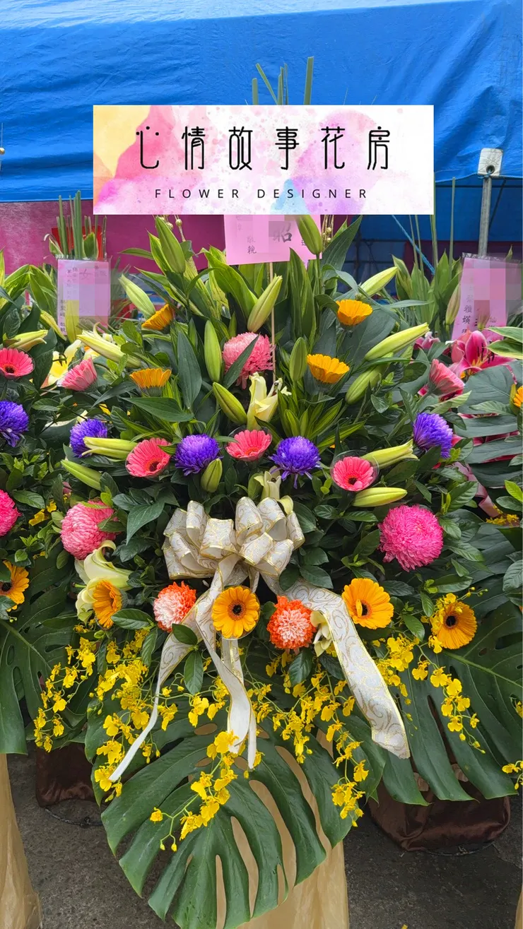 台南安南區最大花店 🌸 心情故事花房｜傳遞心意的最佳選擇 花柱 羅馬柱