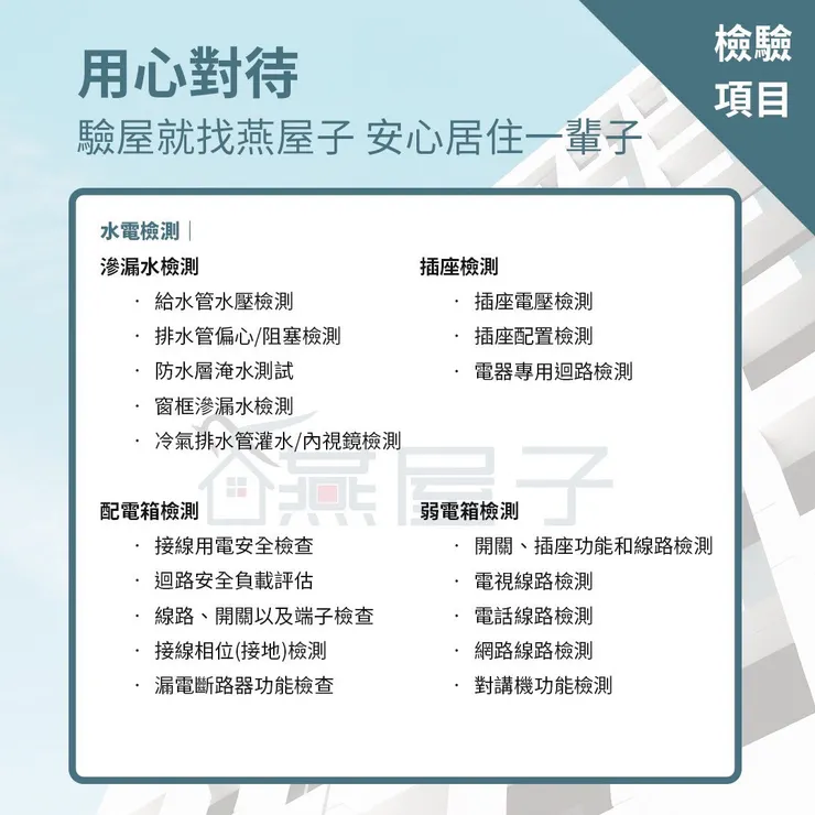 桃園.中壢驗屋推薦.燕屋子