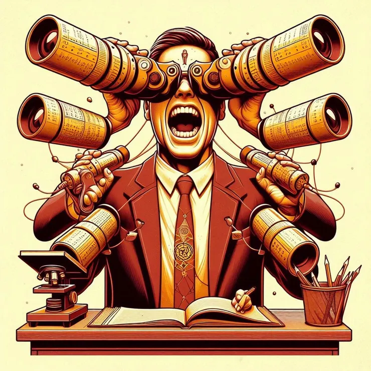 不合邏輯的手、不合邏輯的沒範圍、不合邏輯的痛苦大叫！(小昕咒語Bing繪圖)