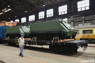 綁上鐵皮的平車述說鐵路的軍運歷史