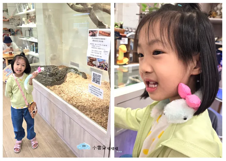 買隻小蛇布偶完成這趟體驗之旅！