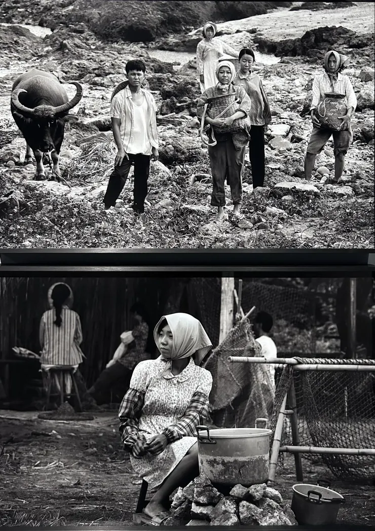 謝三泰，《流麻溝十五號》：「流麻溝十五號」劇照（上、下）。