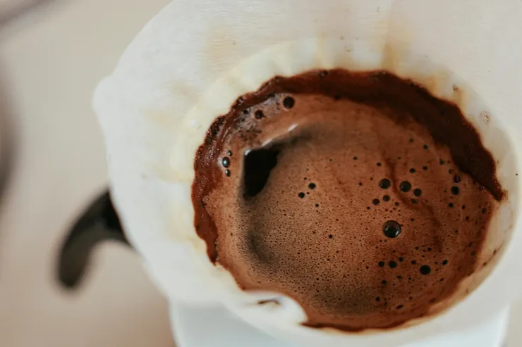 咖啡研磨粗細比手沖細1格即可