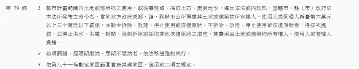 違規使用罰則規定