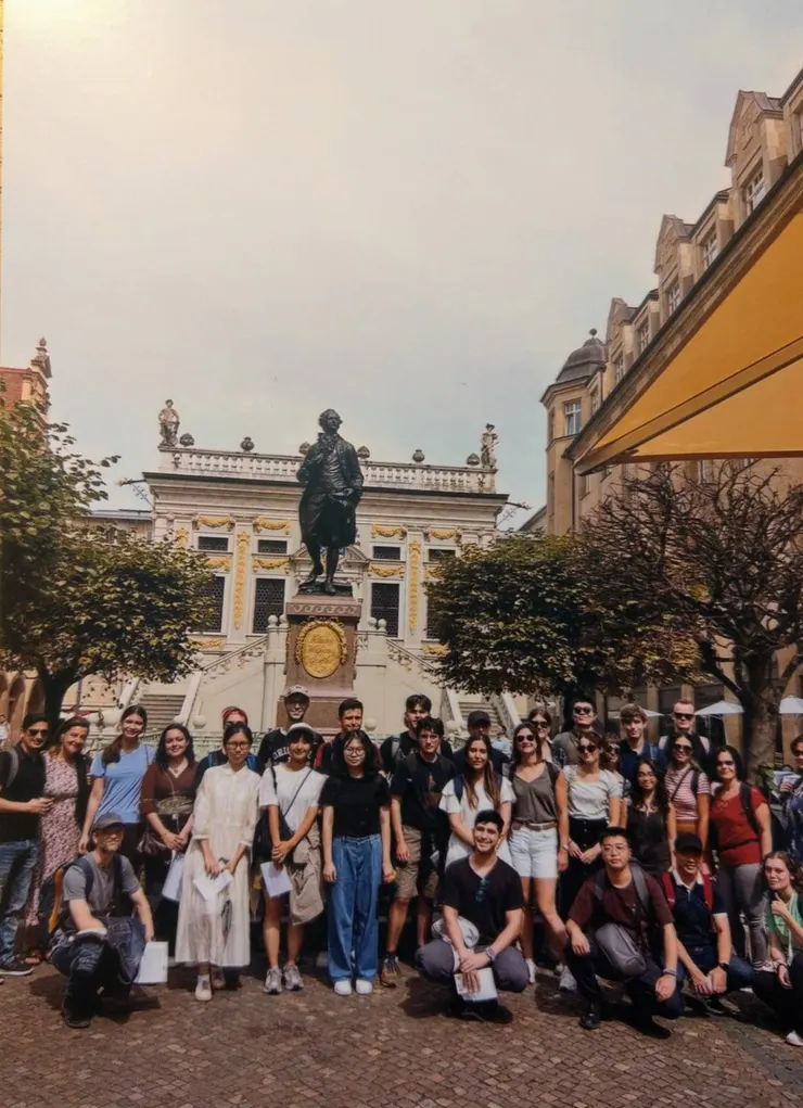 第二期的同學，萊比錫一日遊