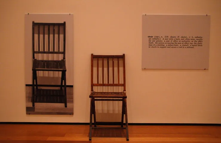 Joseph Kosuth|One and Three Chairs