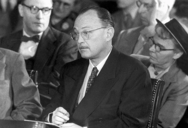 拉铁摩尔在参议院听证会上