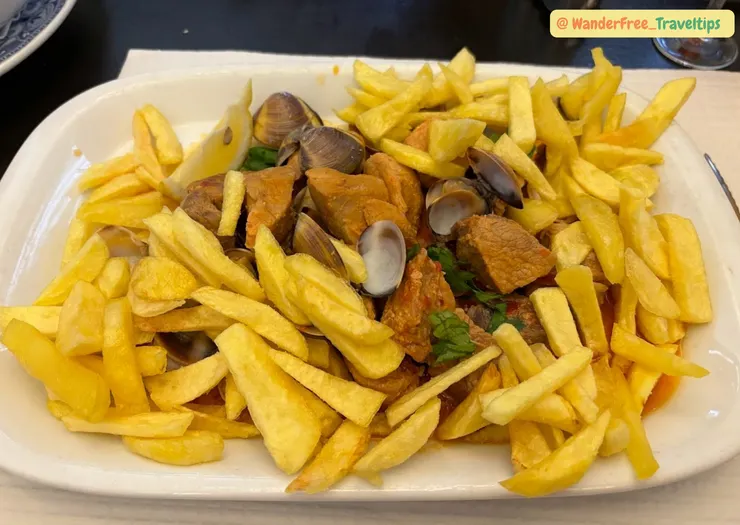 阿蓮特茹區域有名料理-蛤蠣燉豬肉