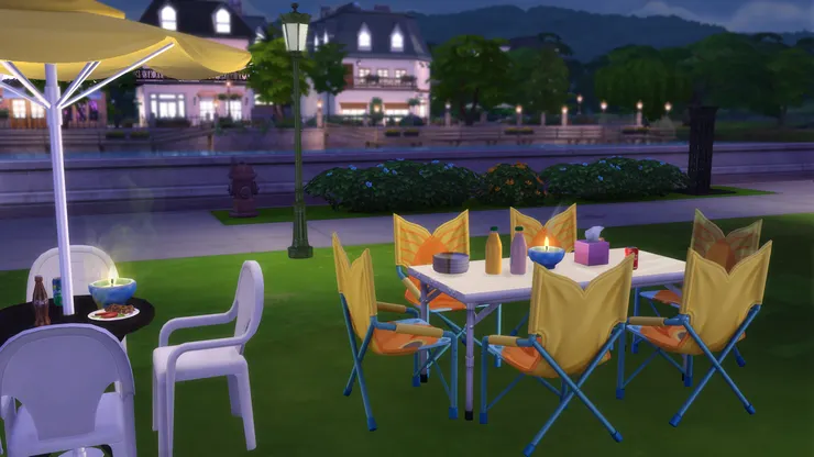 對著河岸的夜景用餐絕對是件賞心樂事。