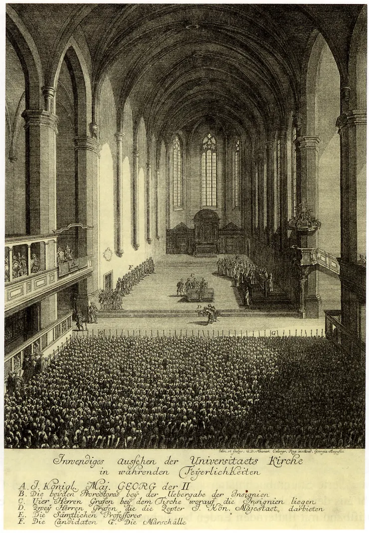 喬治二世蒞臨盛況