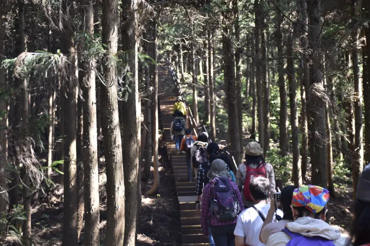 結論是：語言不太通、體力不太好的我，決定依照自己的步調走在隊末。