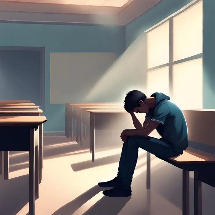 我開始對學習失去了信心和興趣，我開始懷疑自己的能力和價值，我開始放棄自己的夢想與未來。