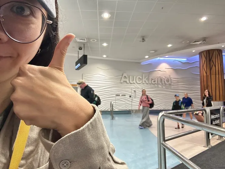 順利入境奧克蘭給自己一個讚