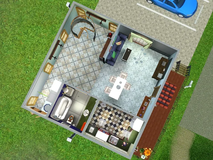 地下層的格局就是這樣。