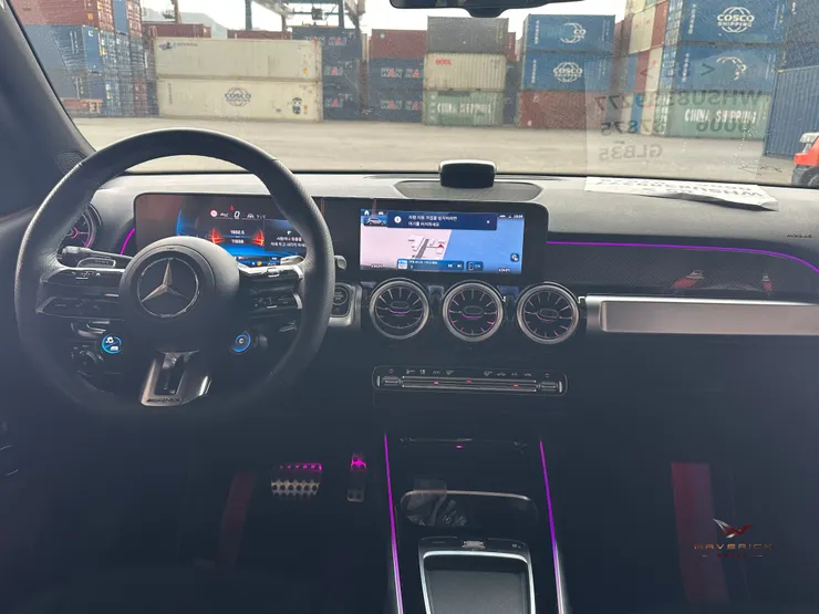 2024 小改款 Mercedes-AMG GLB35 外匯車代購進度分享，從韓國出口、海運裝櫃到台灣拆櫃，全流程透明解析。了解外匯車代購是否安全與效率關鍵。