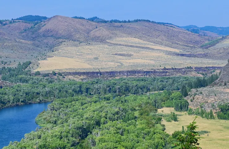休息站遠眺蛇河（沒記錯的話）
