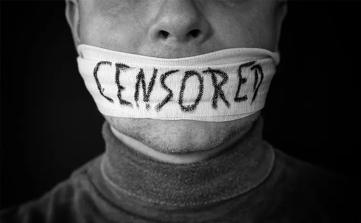 極權國家的人民，言論被嚴格管制