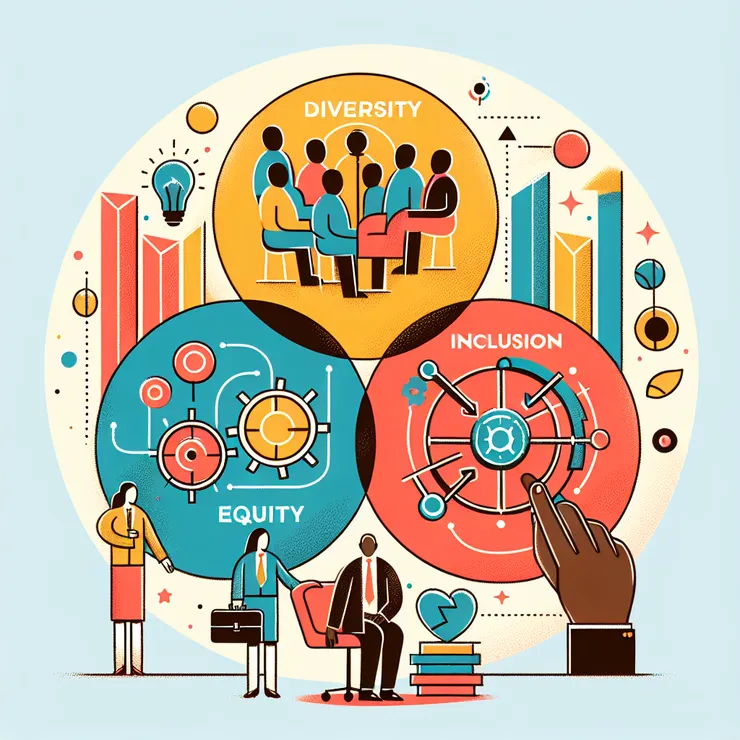 DEI=多元性（Diversity）+公平性（Equity）+包容性（Inclusion）