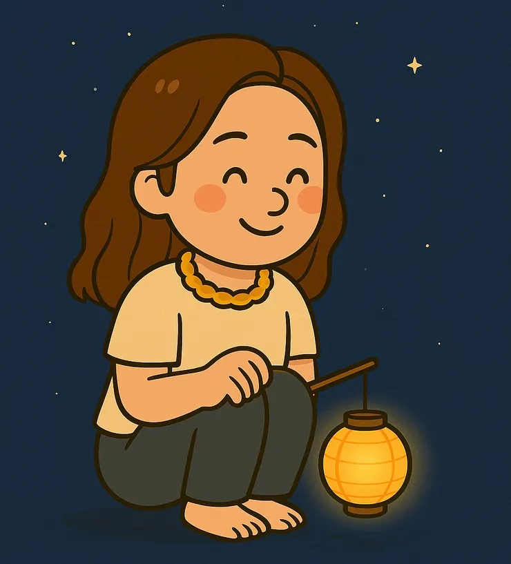 提著我的小燈籠， 帶著這一點點小小的光，慢慢走～ 邊走邊看，邊看邊紀錄， 仔細找找，那些隱藏在黑暗裡的小星星。