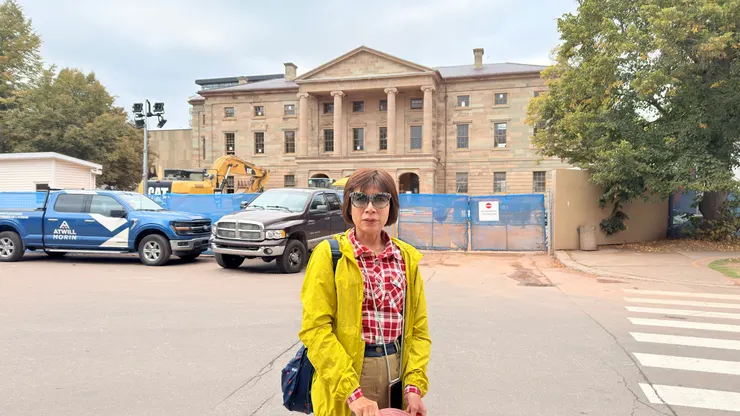 促成加拿大聯邦成立的省議會大廈國家歷史遺址整修中