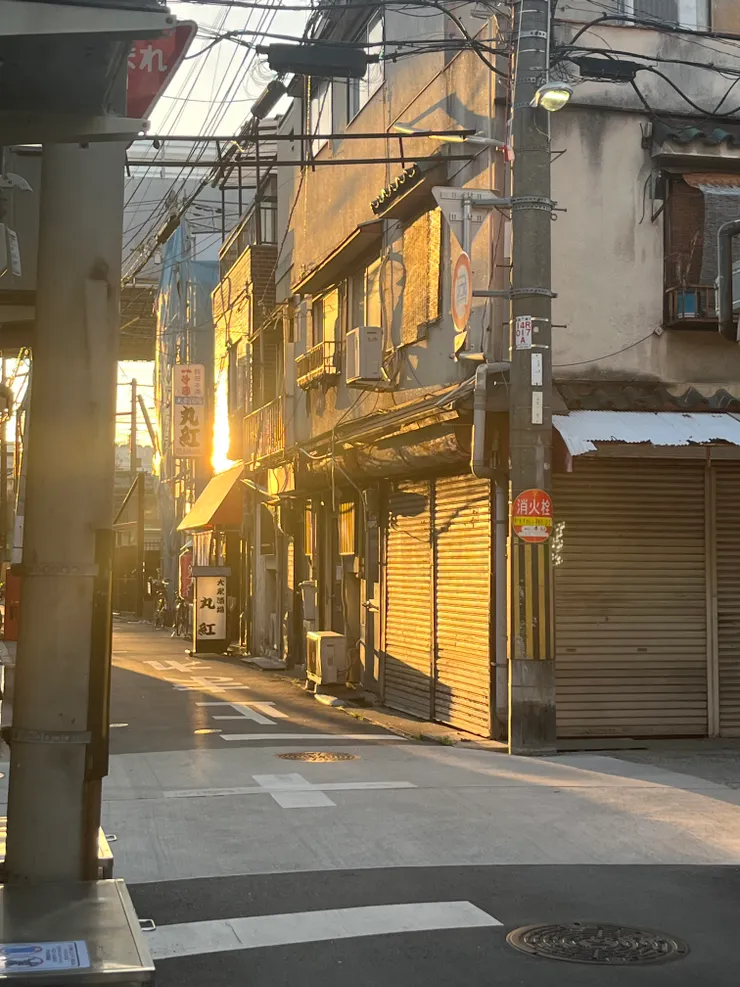 夕陽｜民宿附近的巷子