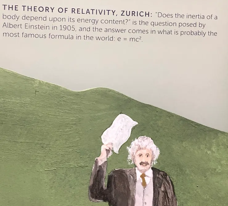 Lindt瑞士蓮巧克力工廠將瑞士值得驕傲的人事物，設計成360度全視角展覽室