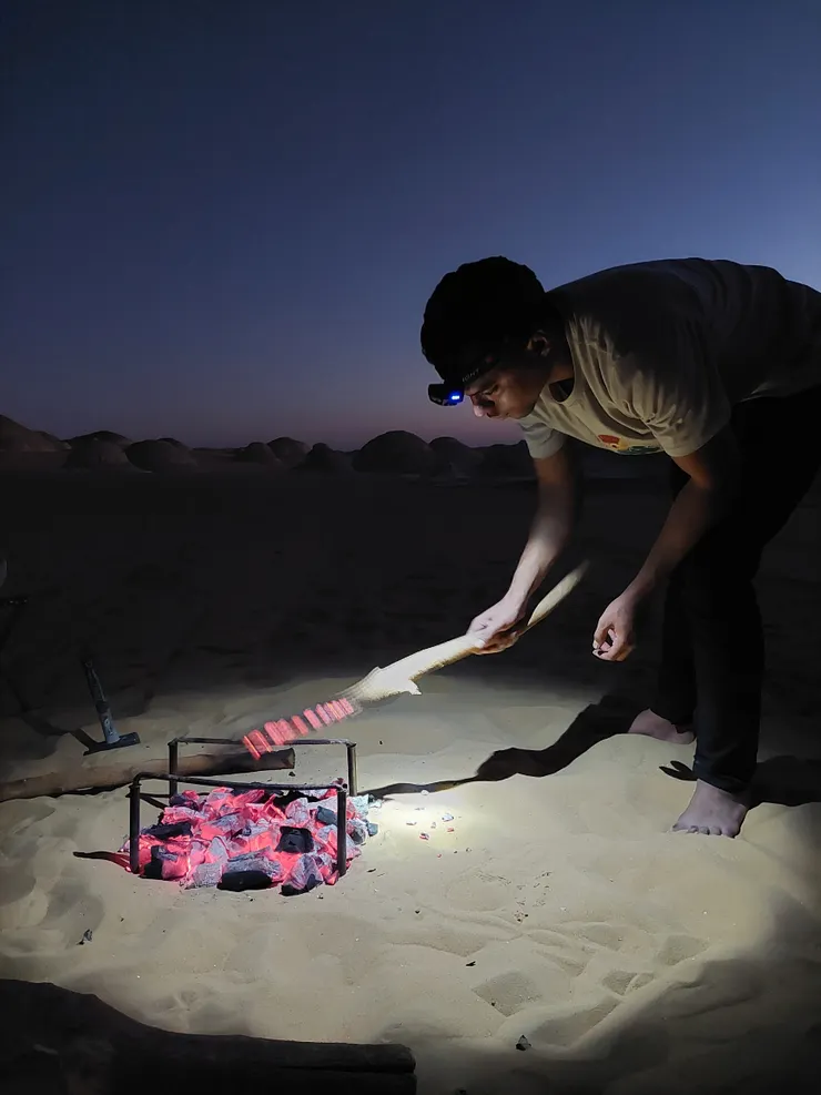 這晚是吃阿拉伯風味的烤肉