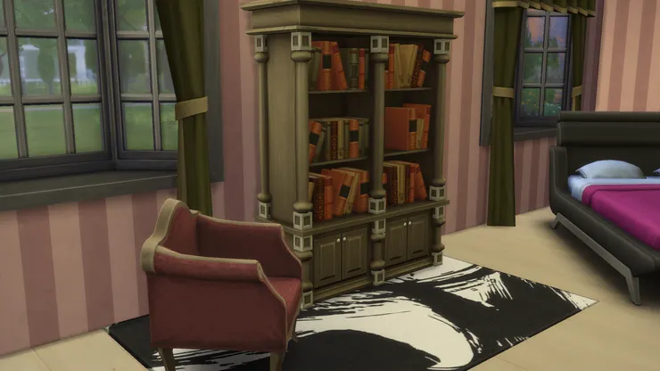 這次書櫃我沒放在書房，而是放在睡房。看書不一定要在書房嘛。