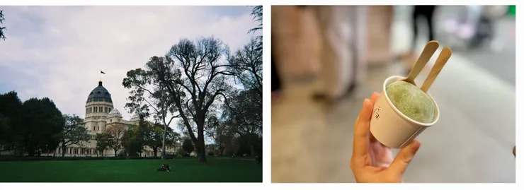 The Carlton Gardens、Hareruya Pantry CBD(抹茶麻吉冰淇淋)。