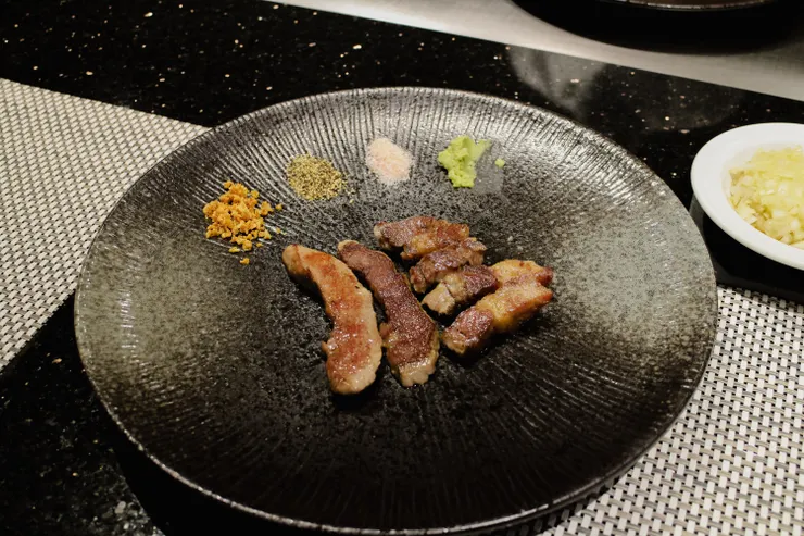 肉質軟嫩的西班牙伊比利豬。(攝影/卓芳妤)