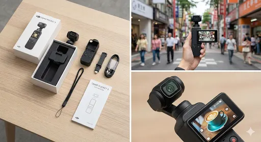 DJI Osmo Pocket 3 創作者套裝:Vlog 神器之王