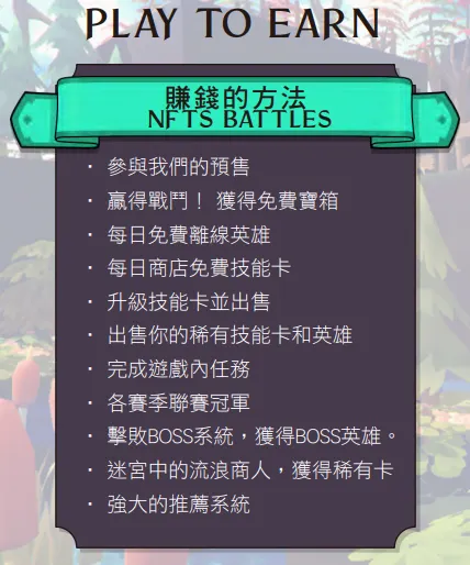 區塊鏈遊戲|NFTs Battle 支持台灣開發遊戲 總花費0.1866BNB