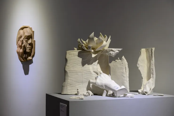 王淑燕〈腦袋開花〉作品全景 攝影：王世邦