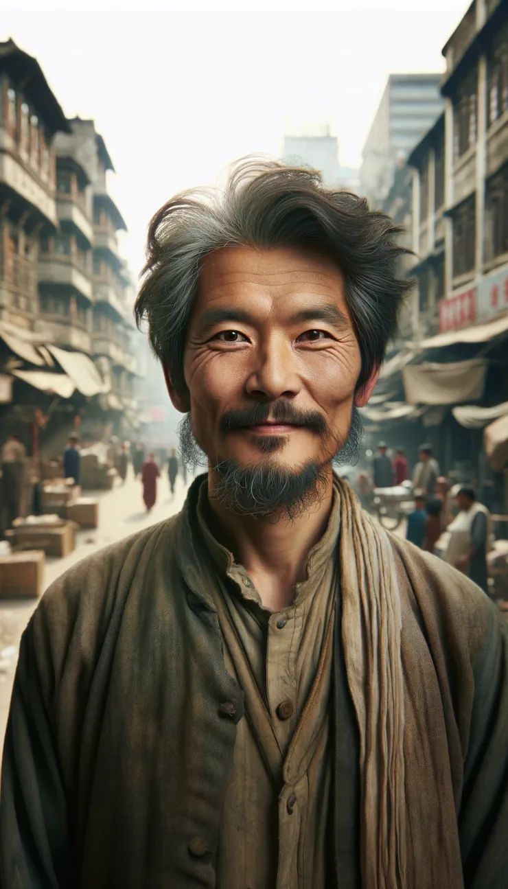 來自吳越會稽市蔡州人難民社區的趙會生先生