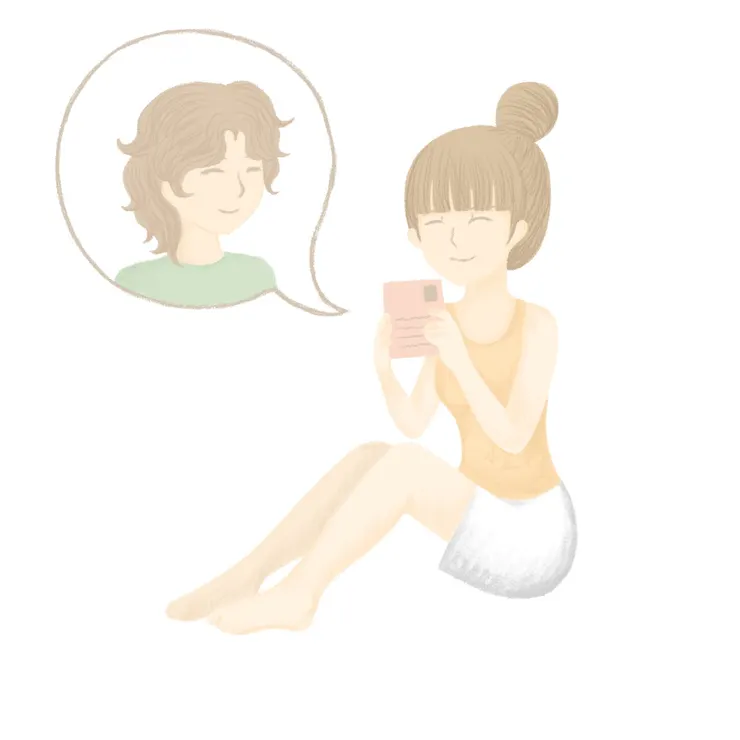 收到手寫的卡片 / 小丘繪