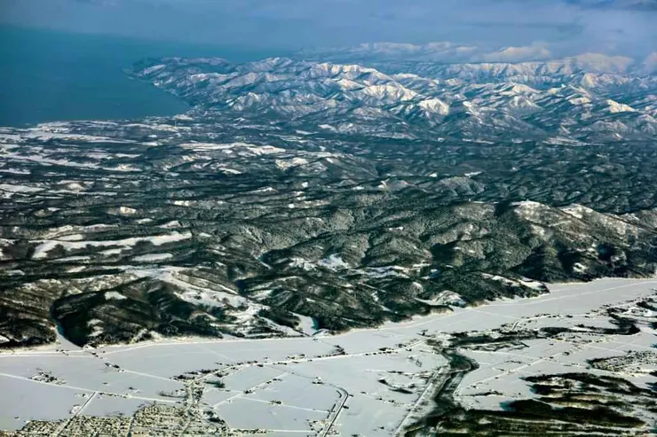 有大規模風力發電所建設計畫的北海道別當町。(平井宏治提供)