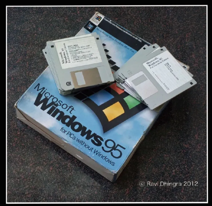 WIN95磁碟(來源網路截圖)