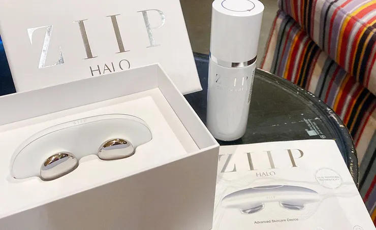 美容儀推薦│ZIIP HALO 好萊塢名人加持「掌上型」奈米微電流智能美膚管家